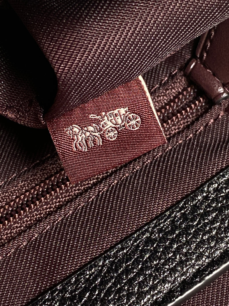 COACH - CASSIE CROSSBODY BAG BLACK LEATHER
