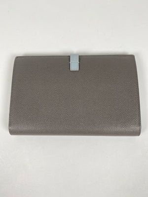 CELINE - LARGE MULTIFUNCTION STRAP WALLET PEBBLE/MINERAL