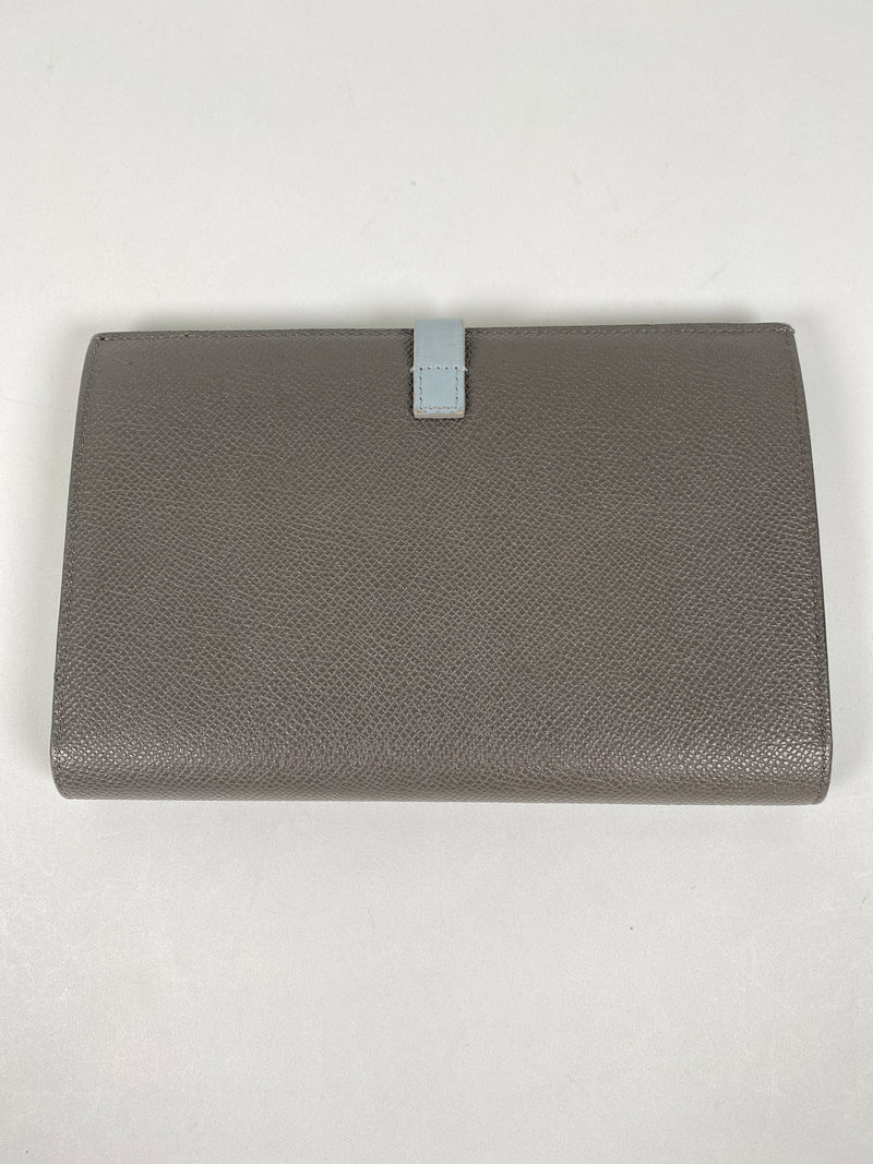 CELINE - LARGE MULTIFUNCTION STRAP WALLET PEBBLE/MINERAL