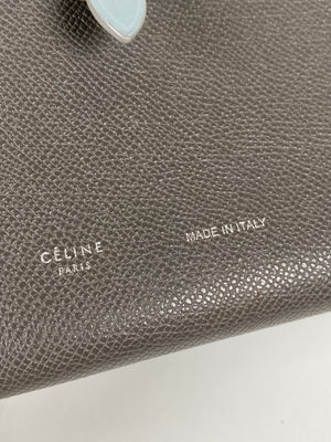 CELINE - LARGE MULTIFUNCTION STRAP WALLET PEBBLE/MINERAL