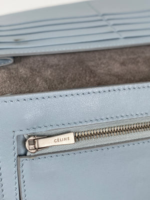 CELINE - LARGE MULTIFUNCTION STRAP WALLET PEBBLE/MINERAL