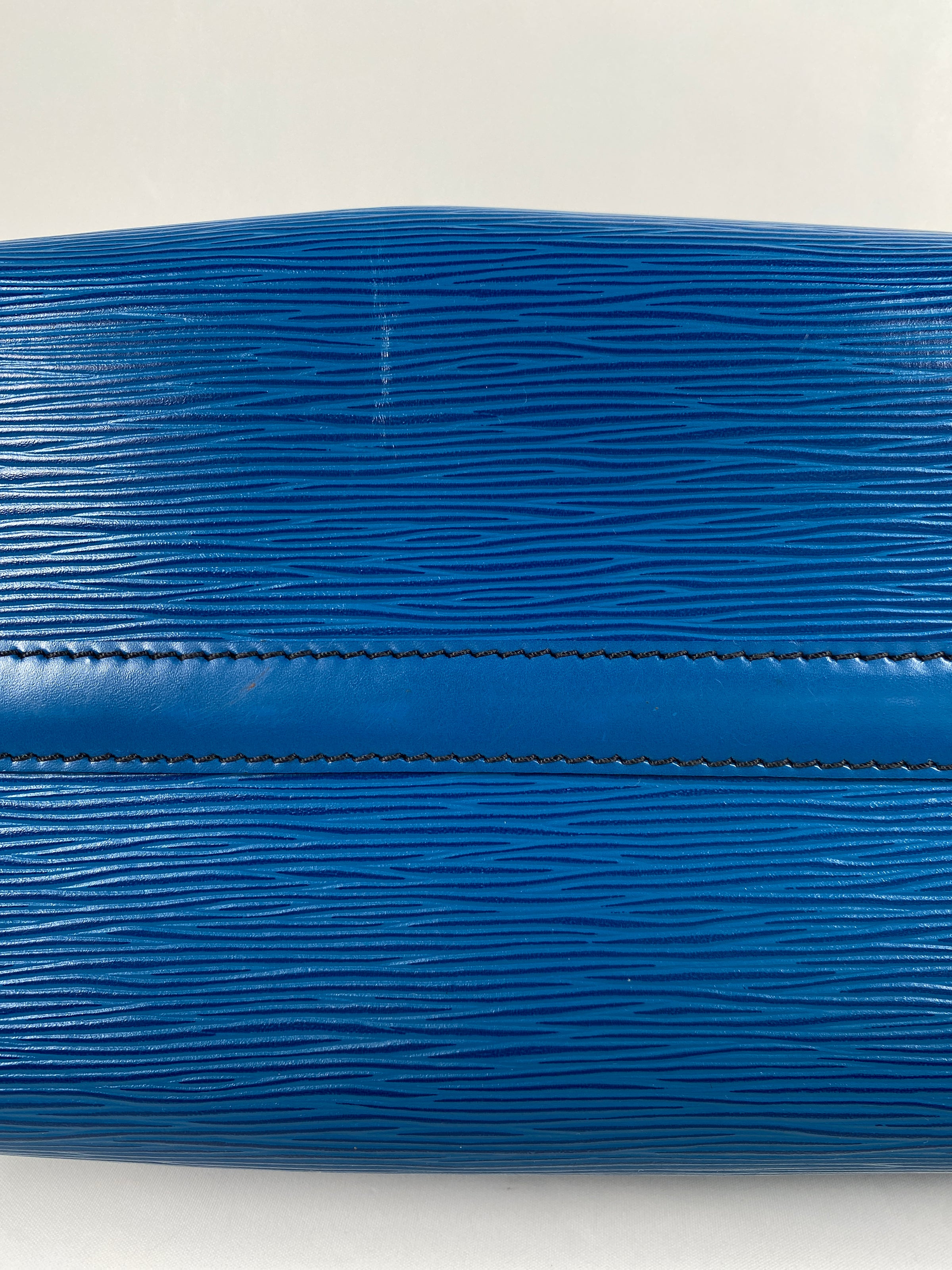 Bag Louis Vuitton Blue in Plastic - 30333793
