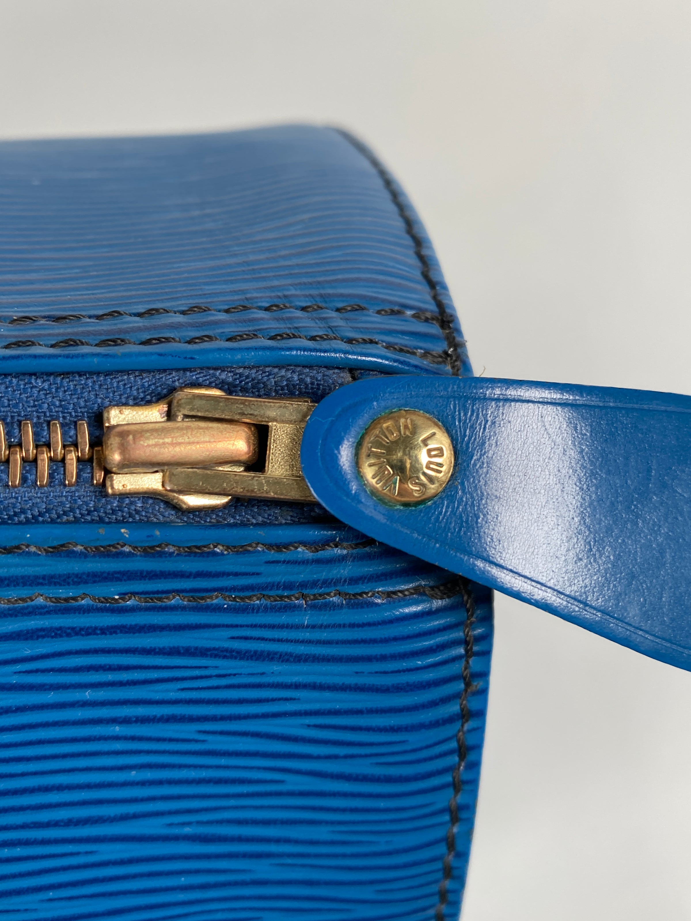 Louis Vuitton Epi Speedy 30 - Blue Handle Bags, Handbags - LOU762047