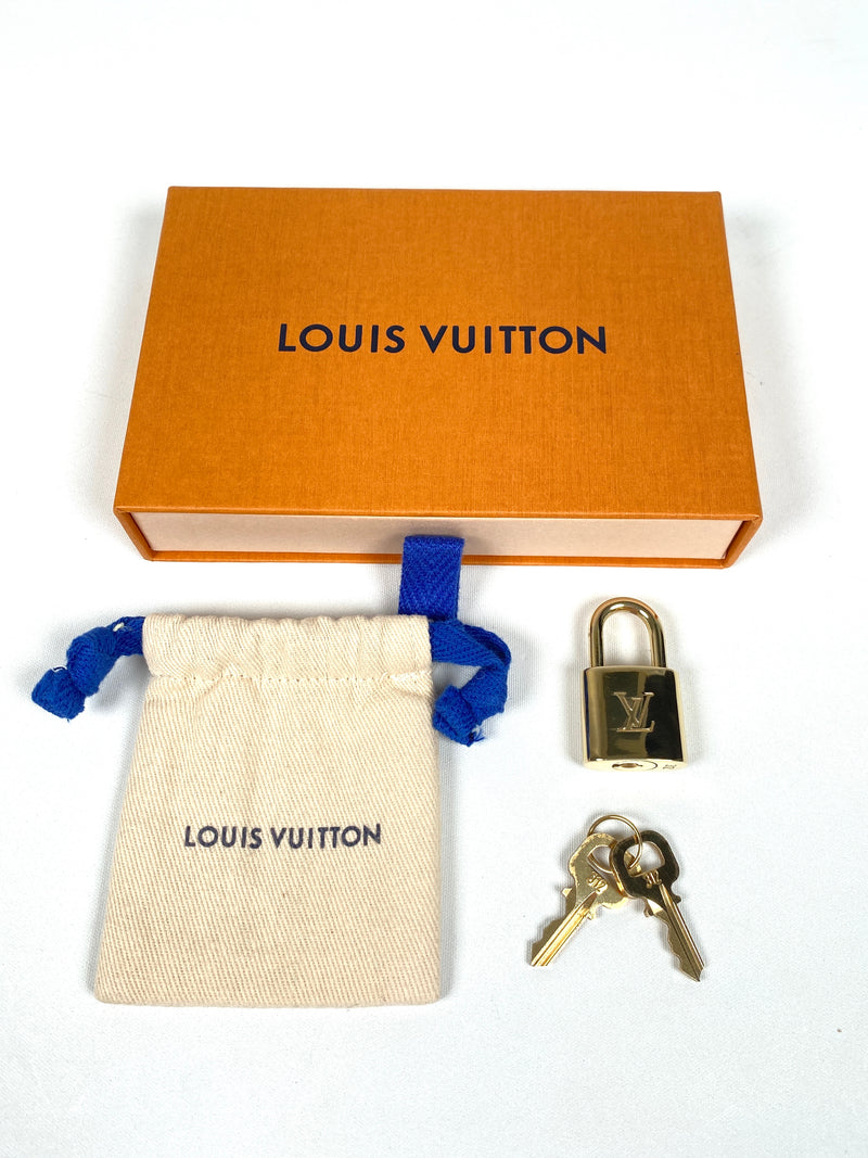 Louis Vuitton Padlock and Key Set
