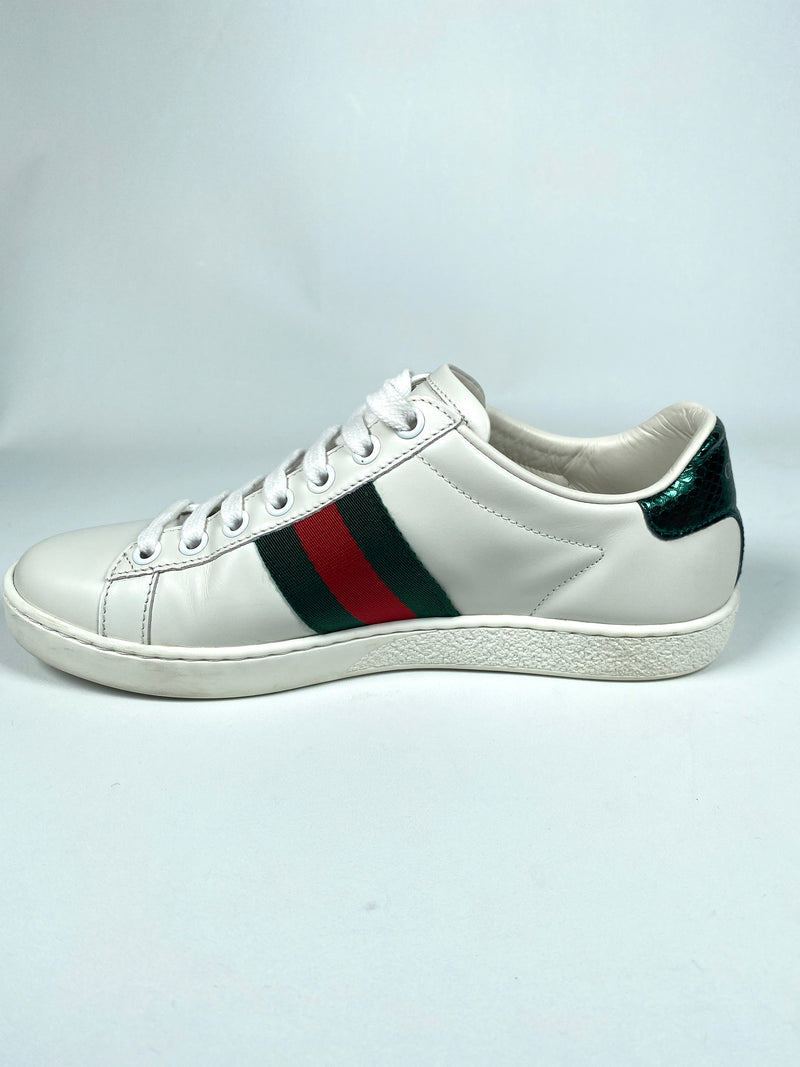 GUCCI - ACE PEARL SNEAKER - SZ 35