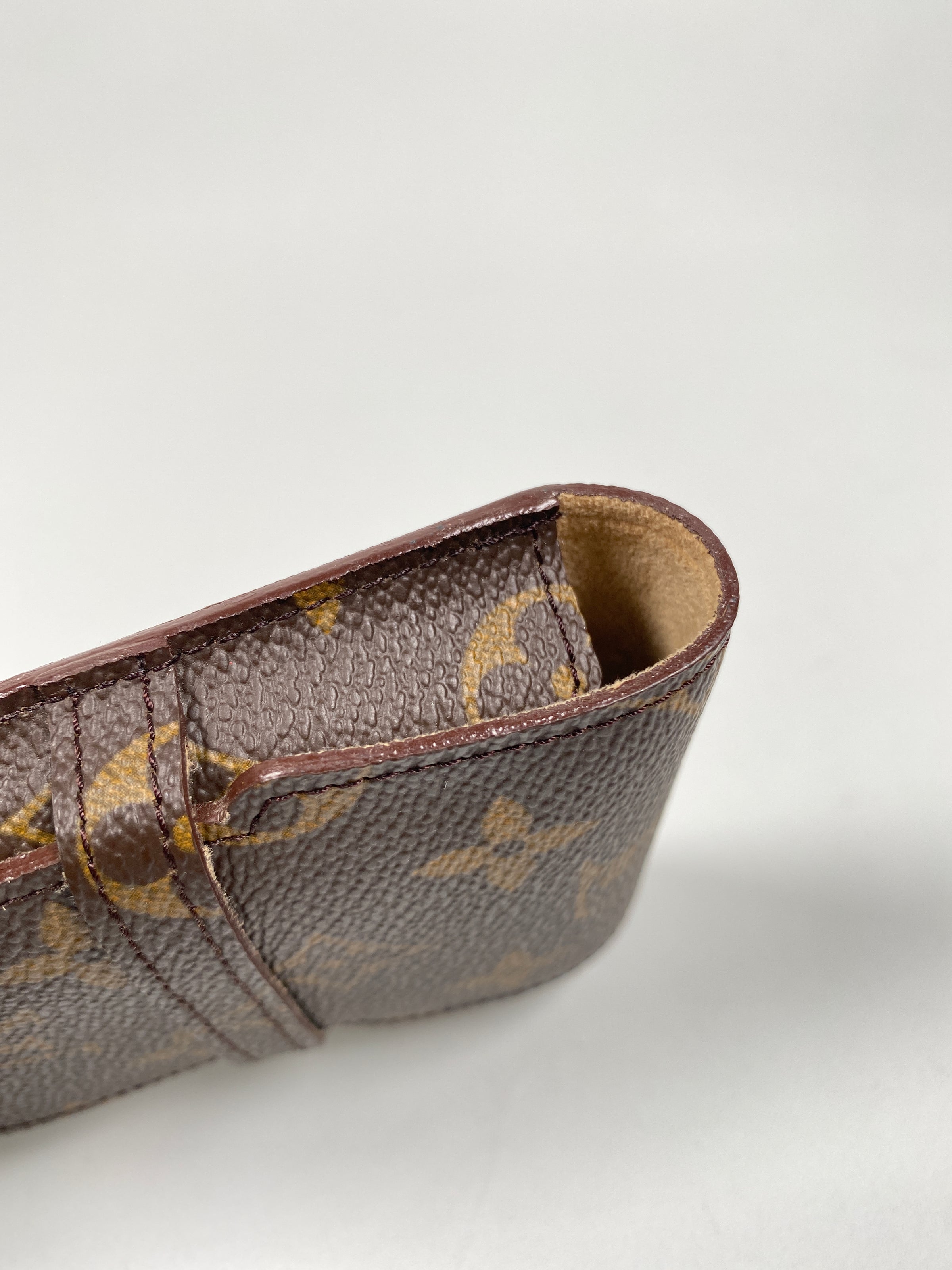 Louis Vuitton Monogram Canvas and Leather Glasses Case Bag Louis