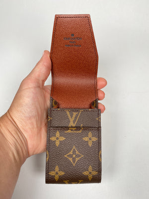 Louis Vuitton Monogram Cigarette Case Monogram Etui Holder 15ALV102