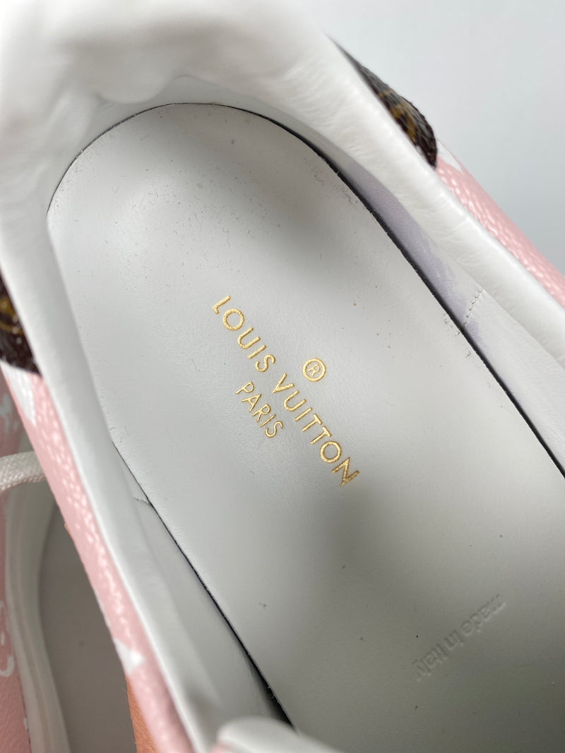 LOUIS VUITTON - TIME OUT SNEAKER IN ROSE - SZ 38