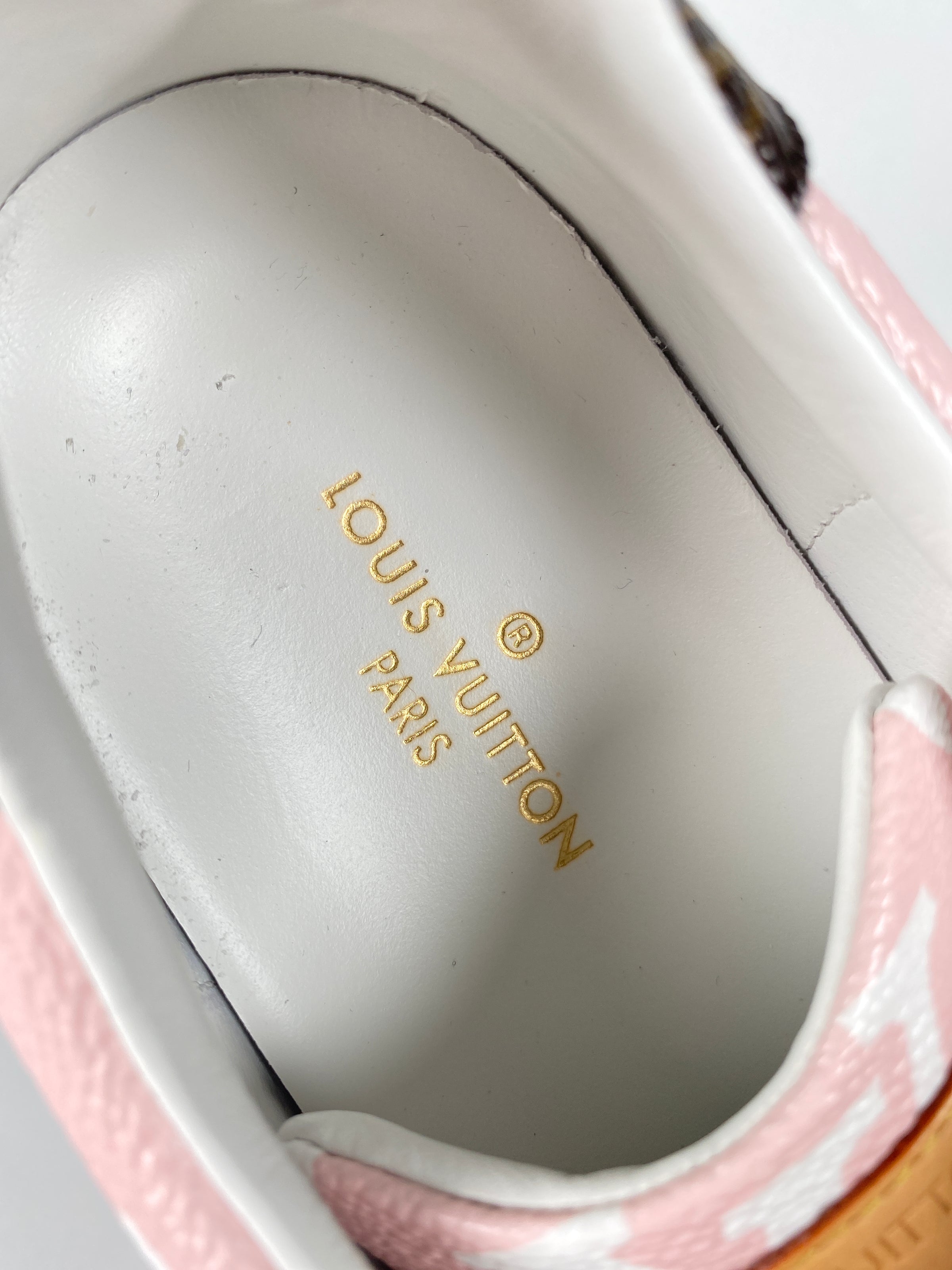 Louis Vuitton Sneakers aus Segeltuch - Rosa - Größe 39 - 32548876