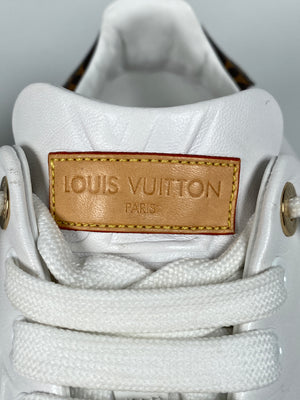 LOUIS VUITTON - TIME OUT SNEAKER IN WHITE - SZ 38