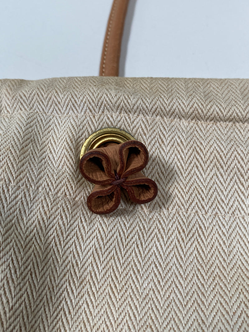 HERMES - ALINE GM BAG IN CRAIE/GOLD