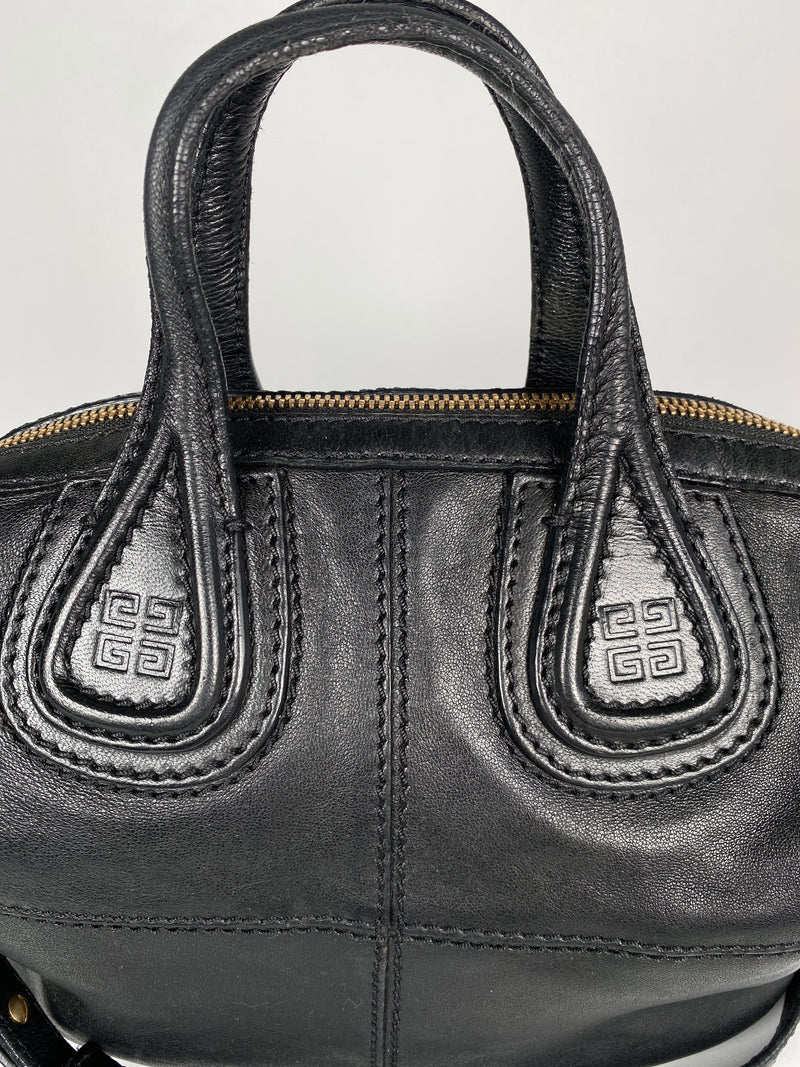 GIVENCHY - NIGHTINGALE MICRO CROSS BODY BAG IN BLACK
