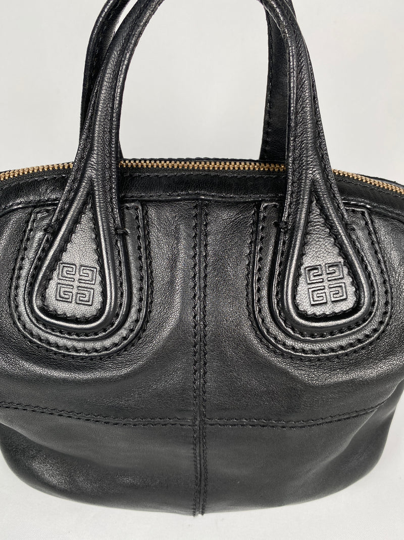 GIVENCHY - NIGHTINGALE MICRO CROSS BODY BAG IN BLACK