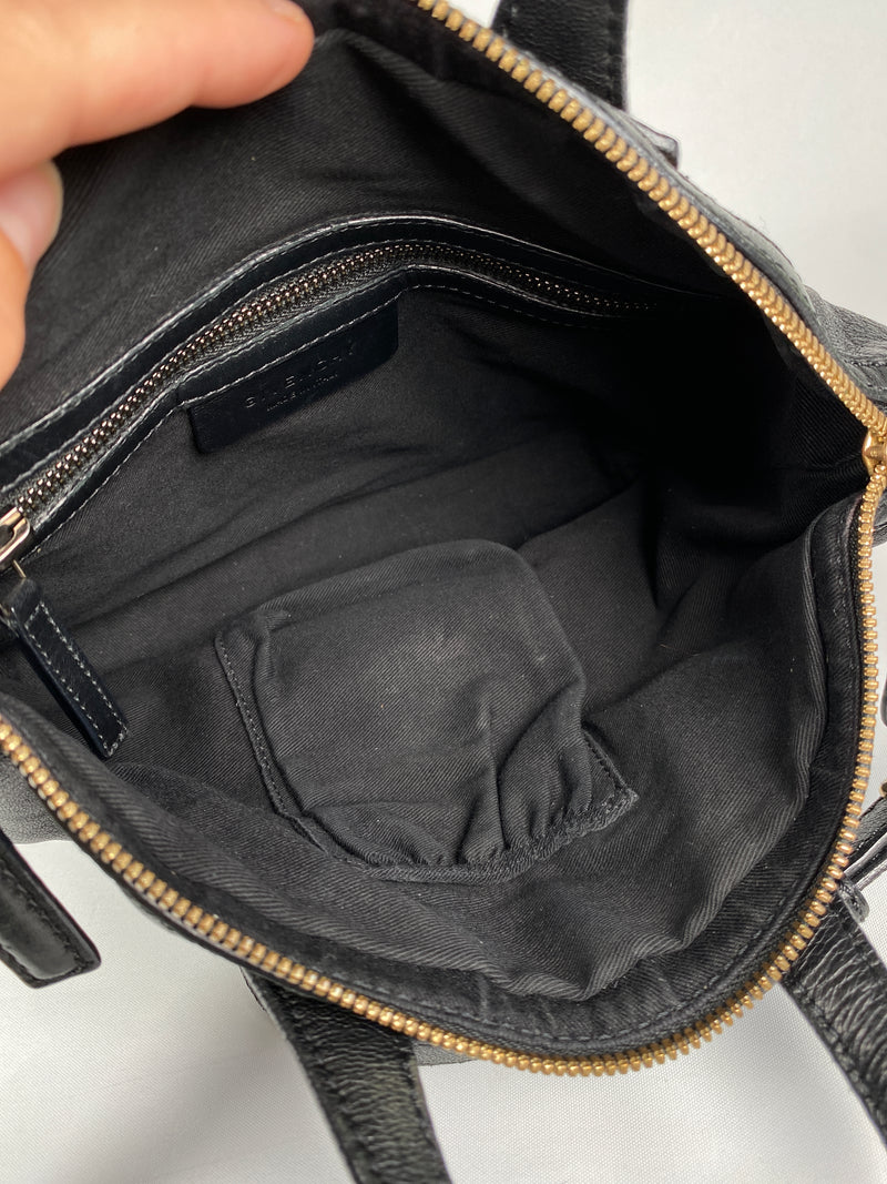 GIVENCHY - NIGHTINGALE MICRO CROSS BODY BAG IN BLACK
