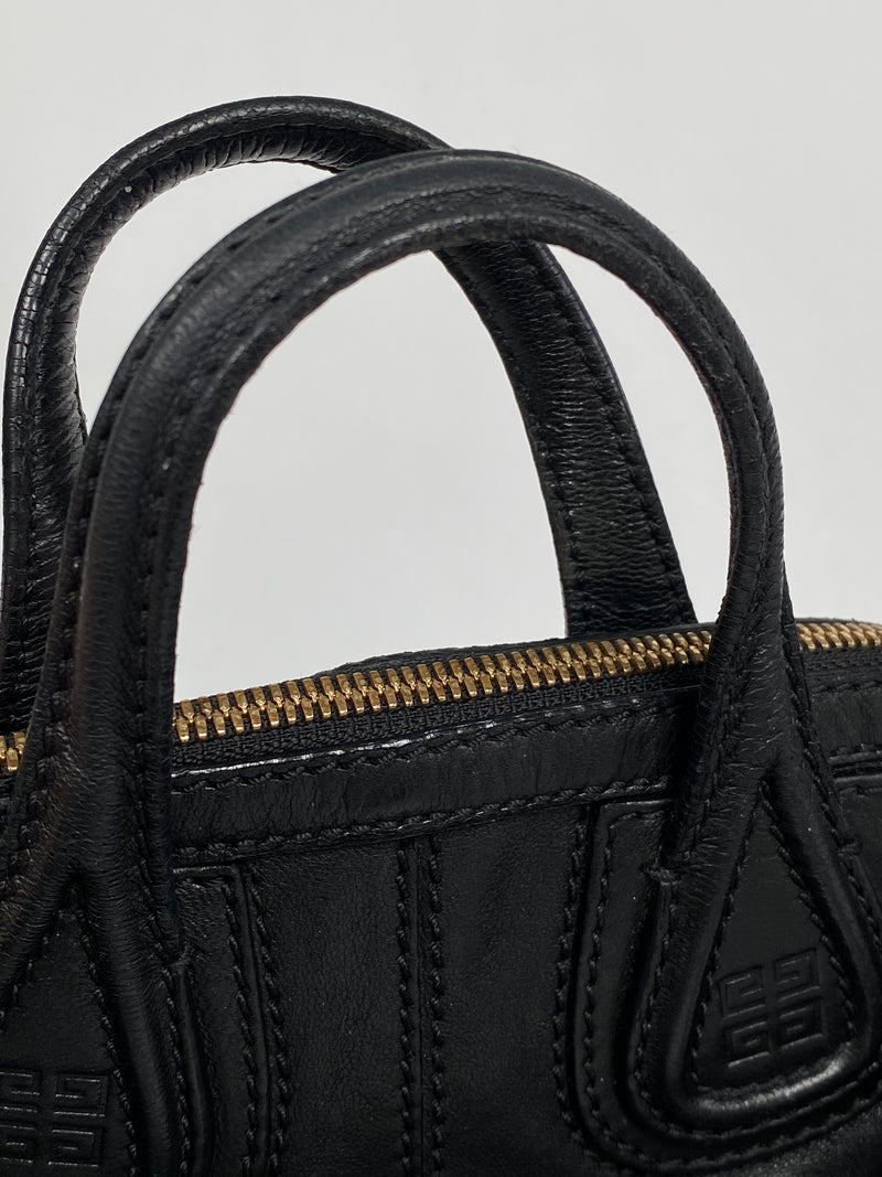 GIVENCHY - NIGHTINGALE MICRO CROSS BODY BAG IN BLACK