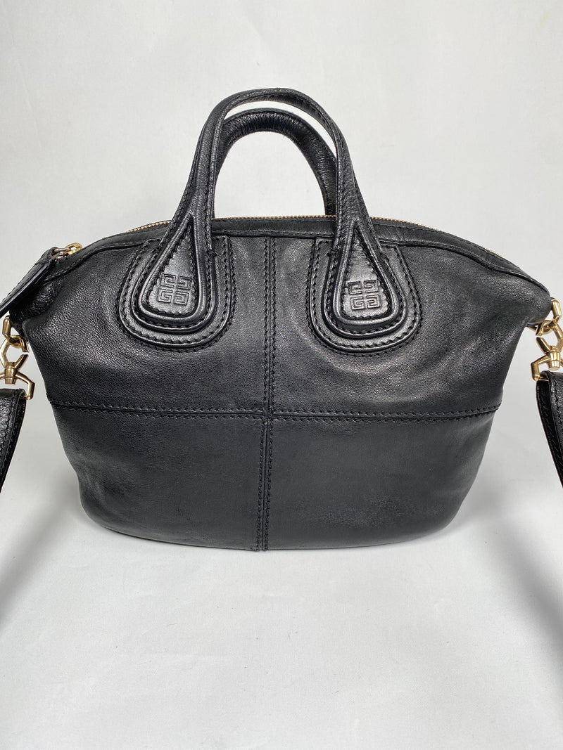 GIVENCHY - NIGHTINGALE MICRO CROSS BODY BAG IN BLACK