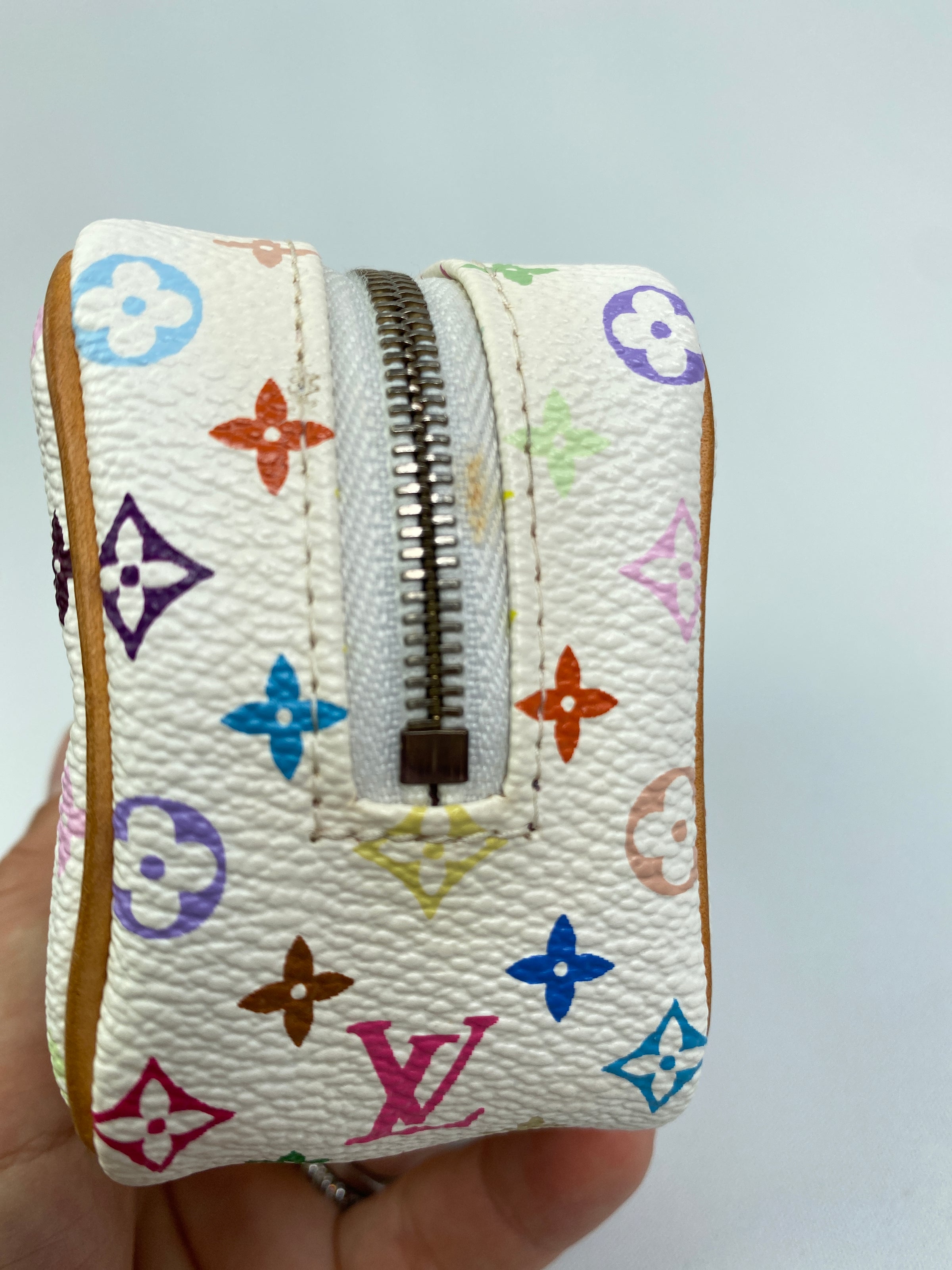 LOUIS VUITTON Monogram Multicolor Trousse Wapity White 1256739