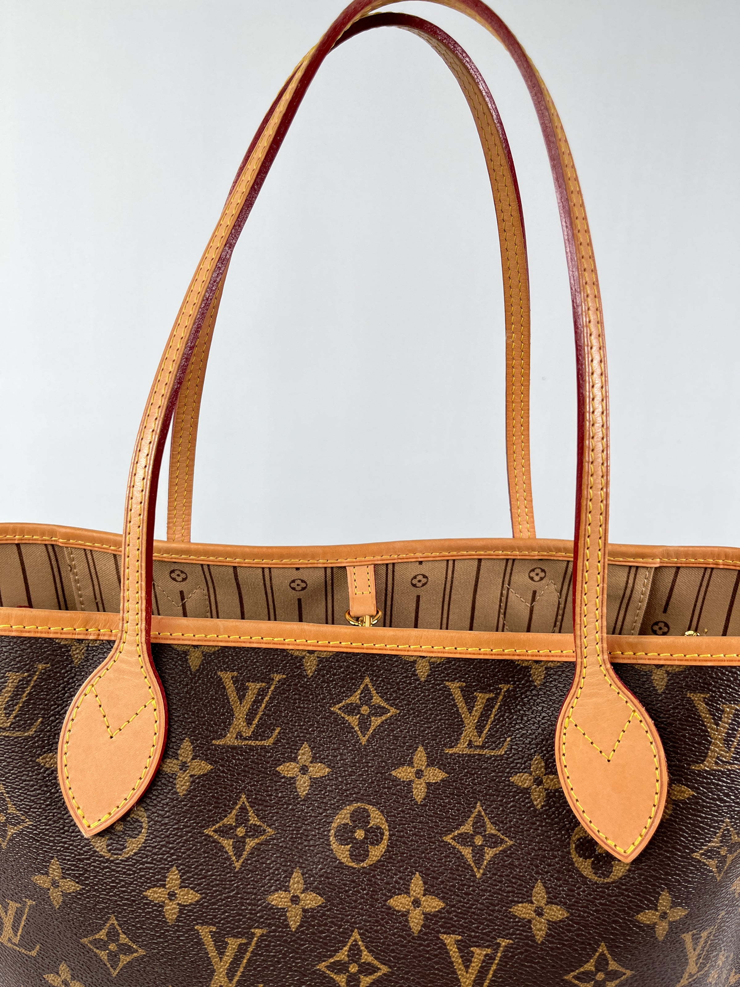 louis vuittons handbags neverfull mm damier