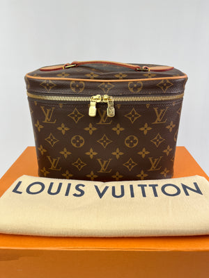 LOUIS VUITTON - NICE BB TRAVEL CASE IN MONOGRAM CANVAS