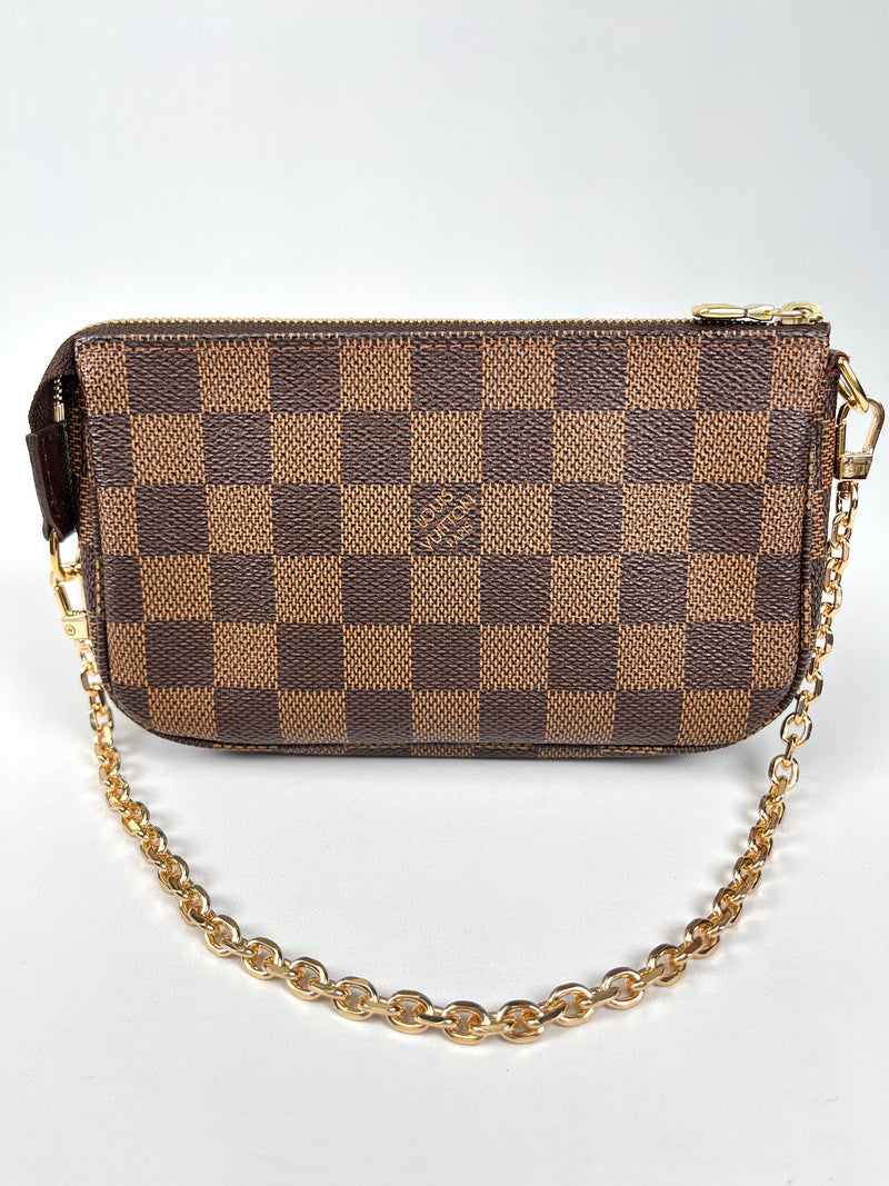 LOUIS VUITTON - BUCKET POCHETTE IN DAMIER EBENE