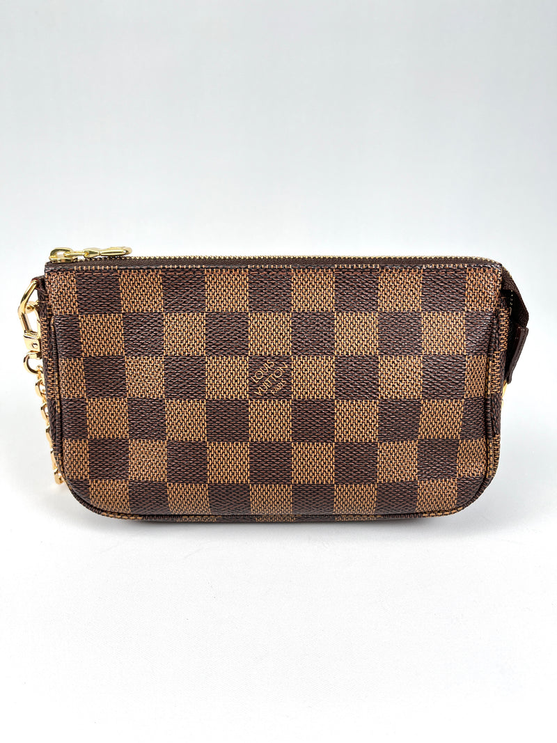 LOUIS VUITTON - BUCKET POCHETTE IN DAMIER EBENE