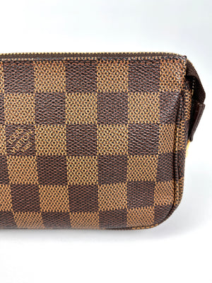 LOUIS VUITTON - BUCKET POCHETTE IN DAMIER EBENE