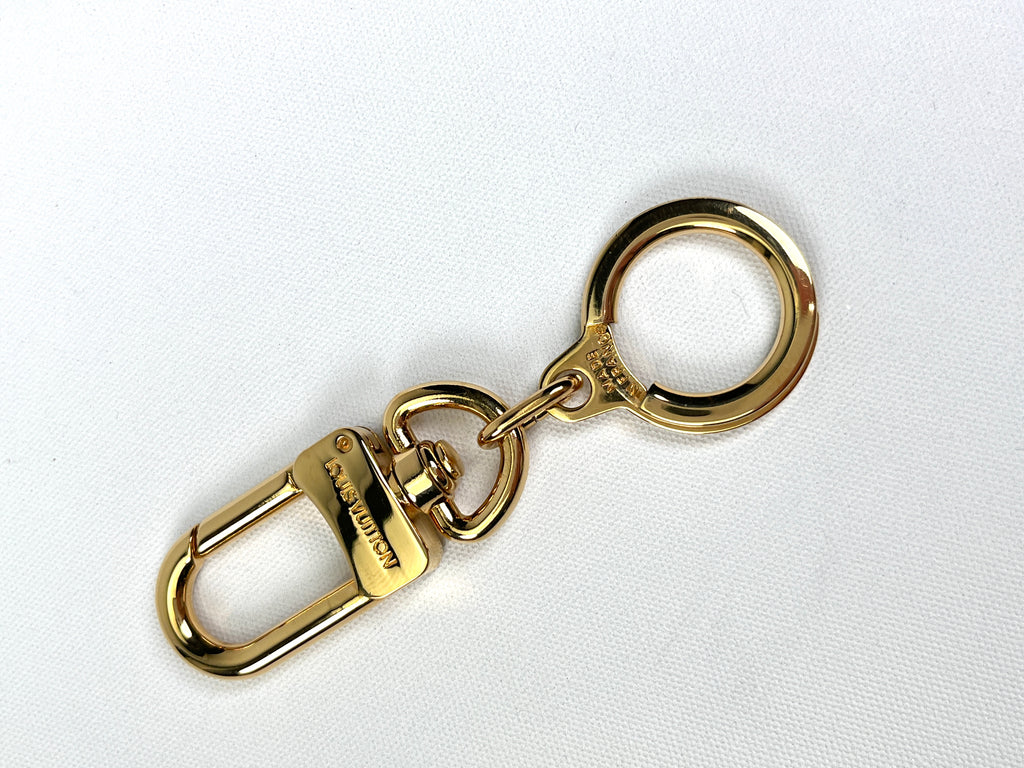 LOUIS VUITTON - KEY RING / STRAP EXTENDER PORTE CLES À VERROU ORO