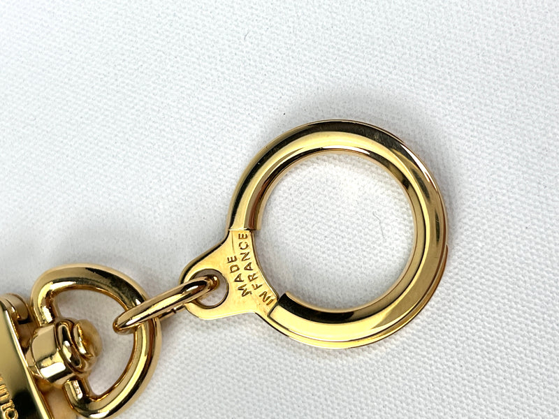 LOUIS VUITTON - KEY RING / STRAP EXTENDER PORTE CLES À VERROU ORO