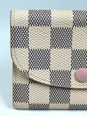 LOUIS VUITTON - ROSALIE COIN PURSE IN DAMIER AZUR - YR 2018