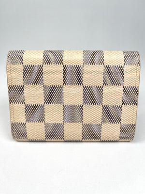 LOUIS VUITTON - ROSALIE COIN PURSE IN DAMIER AZUR - YR 2018