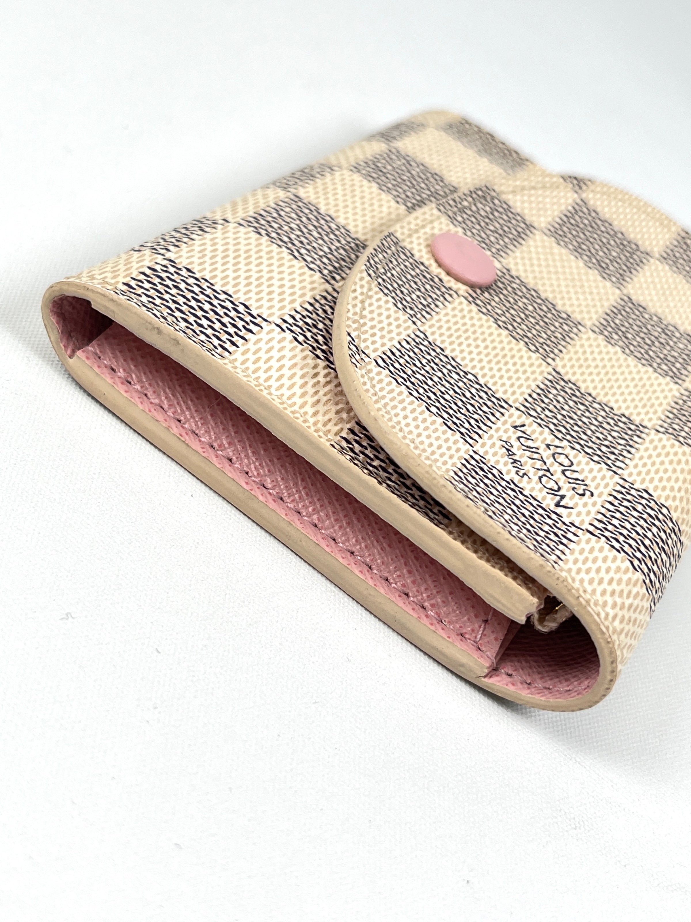 Louis Vuitton Damier Azur Canvas Rosalie Coin Purse Louis Vuitton