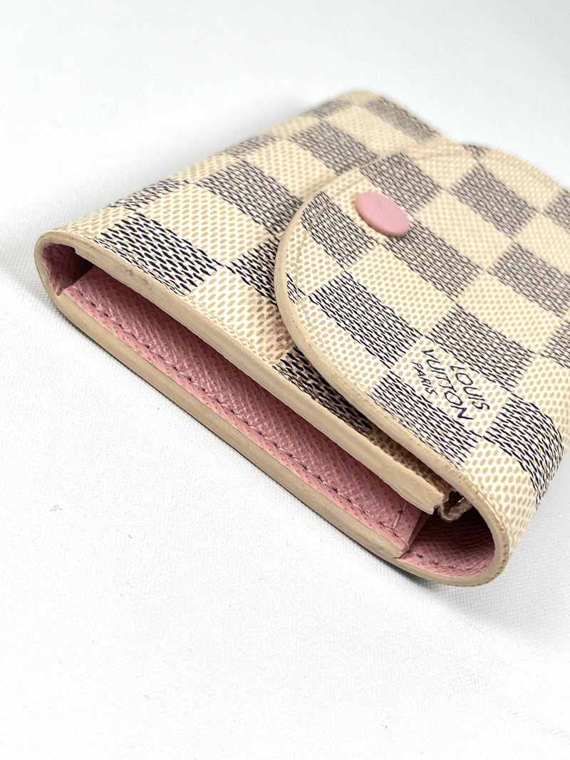 LOUIS VUITTON - ROSALIE COIN PURSE IN DAMIER AZUR - YR 2018