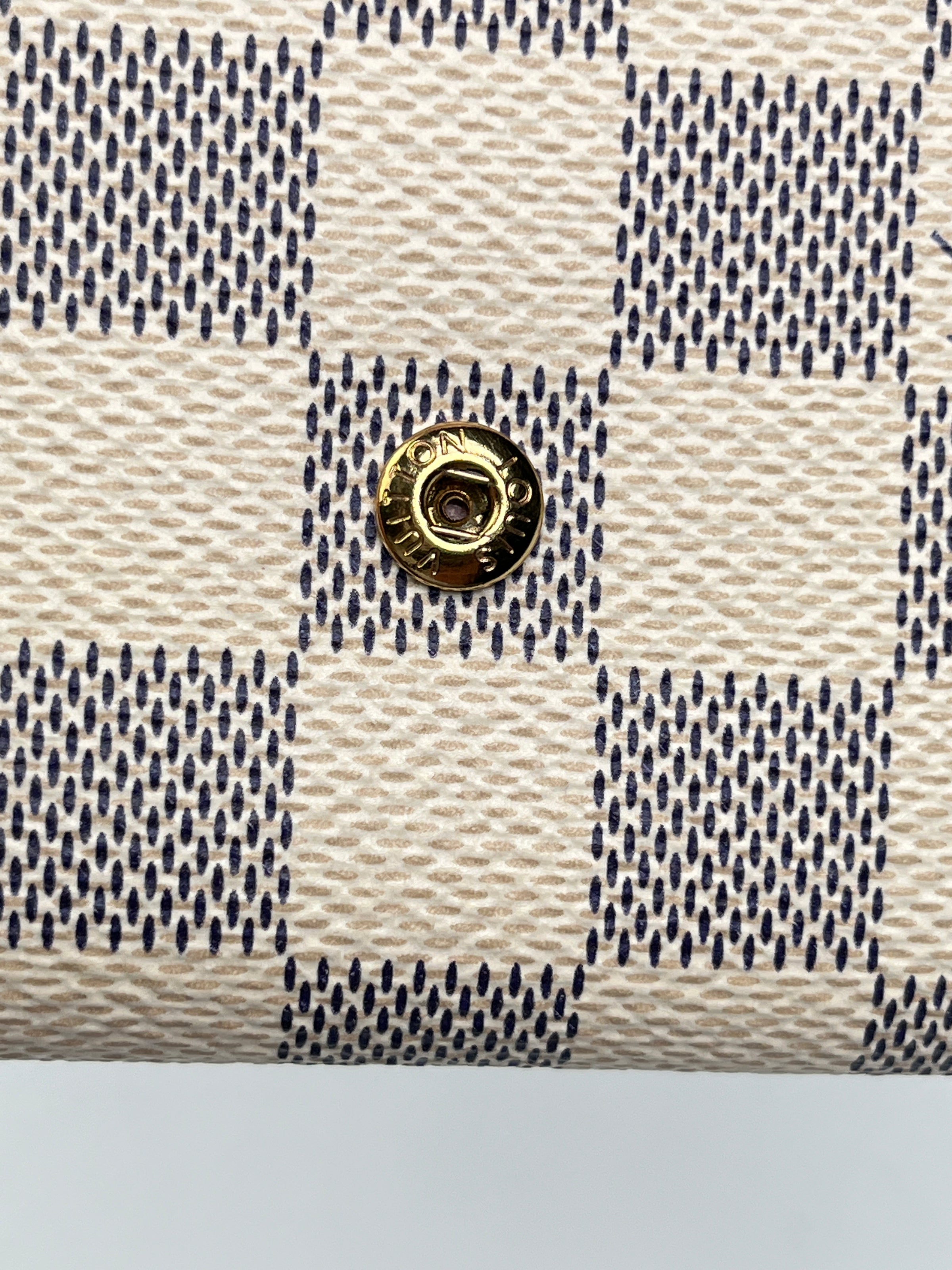 Louis Vuitton Damier Azur Canvas Rosalie Wallet, myGemma