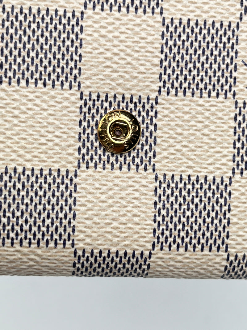LOUIS VUITTON - ROSALIE COIN PURSE IN DAMIER AZUR - YR 2018