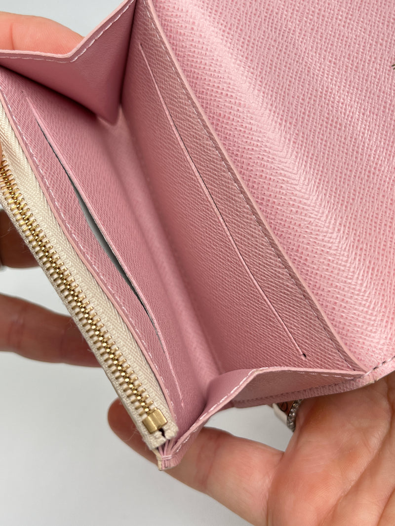 LOUIS VUITTON - ROSALIE COIN PURSE IN DAMIER AZUR - YR 2018