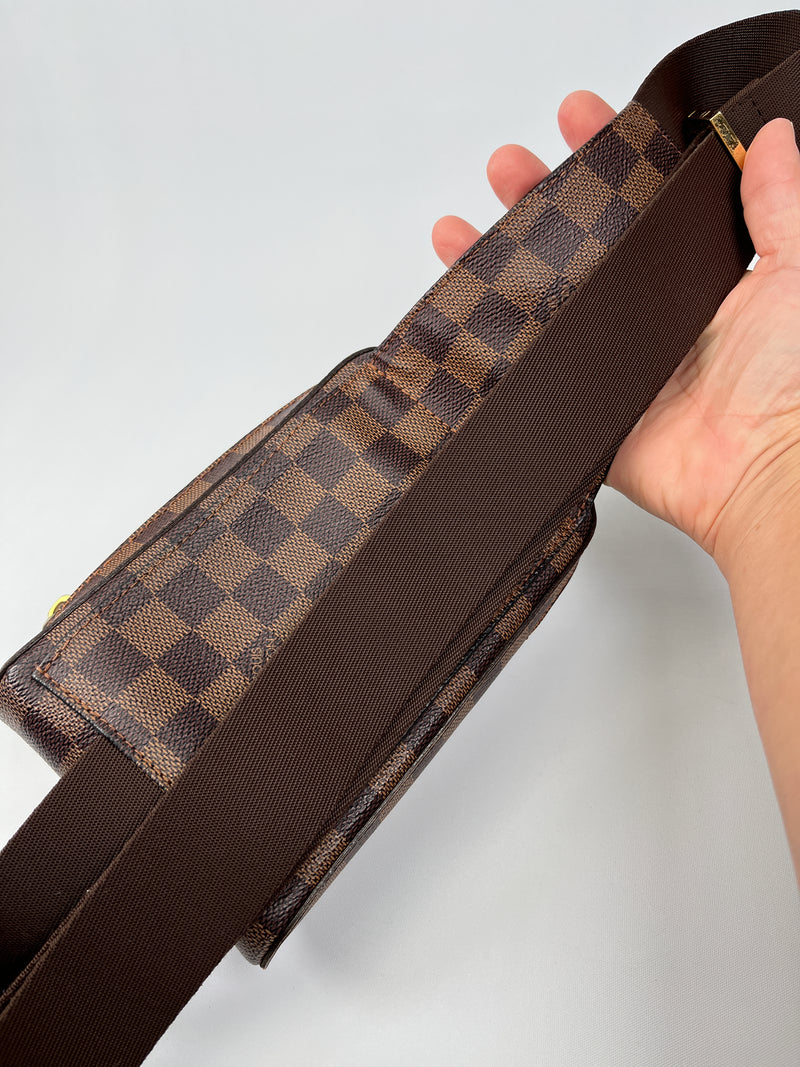 LOUIS VUITTON - GERONIMOS BELT BAG IN DAMIER EBENE - YR 2009