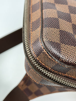 LOUIS VUITTON - GERONIMOS BELT BAG IN DAMIER EBENE - YR 2009