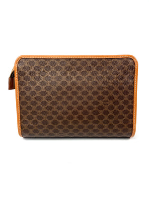 CELINE - VINTAGE MACADAM CLUTCH