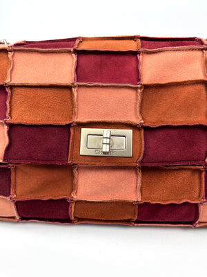 CHANEL - 2.55 REISSUE PATCHWORK SUEDE FLAP BAG