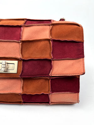 CHANEL - 2.55 REISSUE PATCHWORK SUEDE FLAP BAG