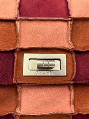CHANEL - 2.55 REISSUE PATCHWORK SUEDE FLAP BAG