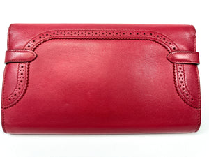 HERMES - GHILLIES KELLY WALLET IN ROUGE GARANCE SWIFT LEATHER