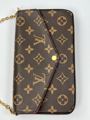 LOUIS VUITTON - FELICIE POCHETTE IN MONOGRAM CANVAS – RE.LUXE AU