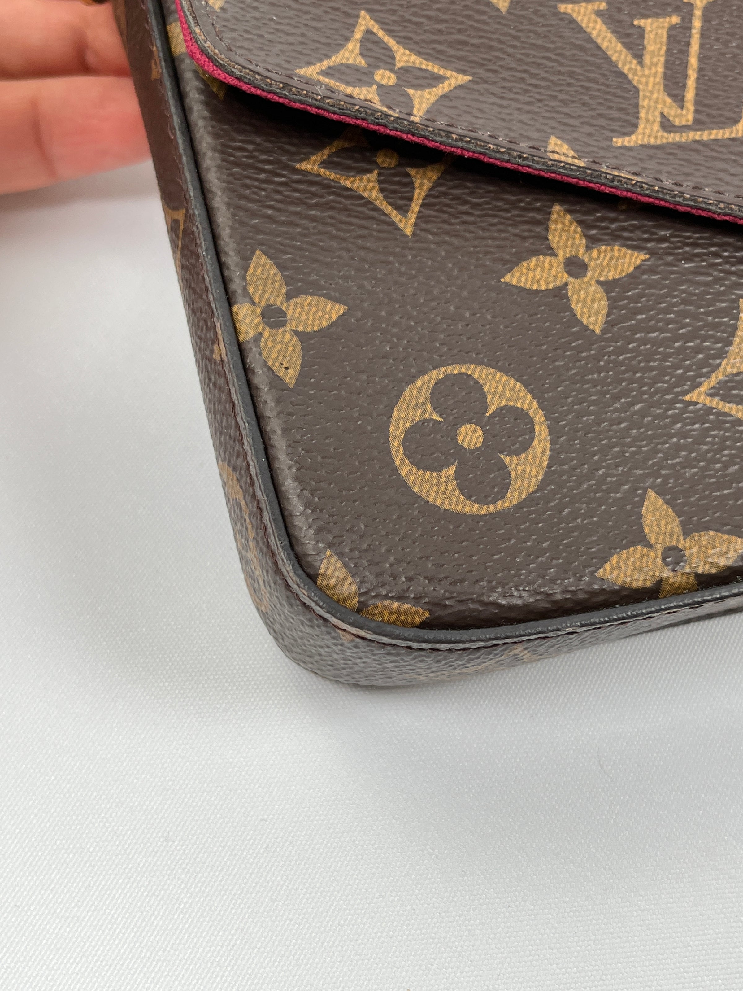 Buy Pre-Owned LOUIS VUITTON Pochette Felicie Monogram Canvas