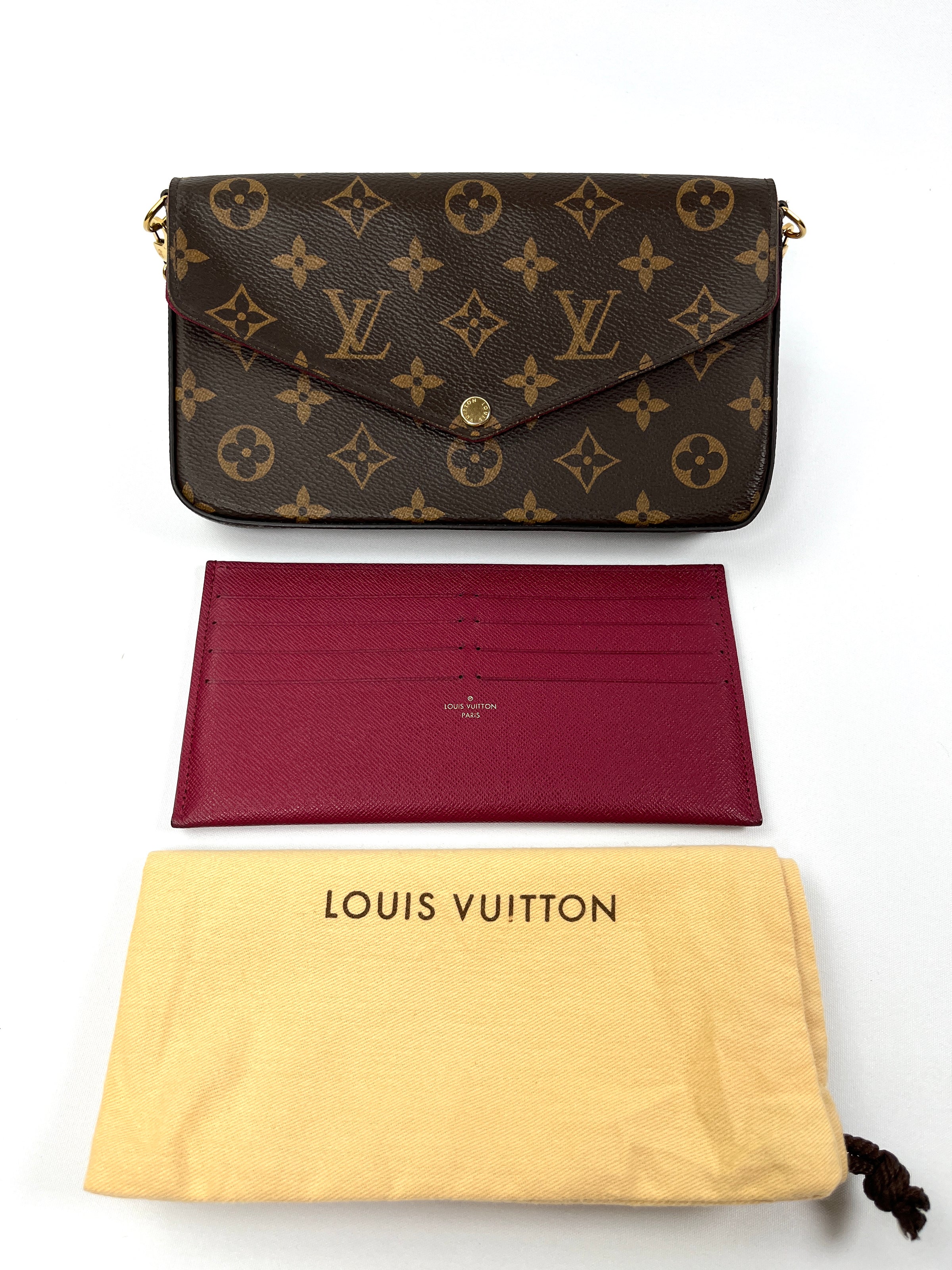 Louis Vuitton, Bags, Louis Vuitton Monogram Felicie Crossbody Bag Pouch
