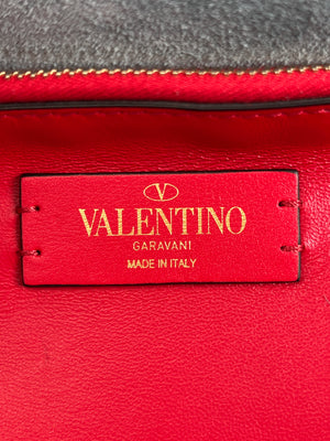 VALENTINO - ROCKSTUD VERTICAL CROSS BODY BAG AMADEUS BLUE
