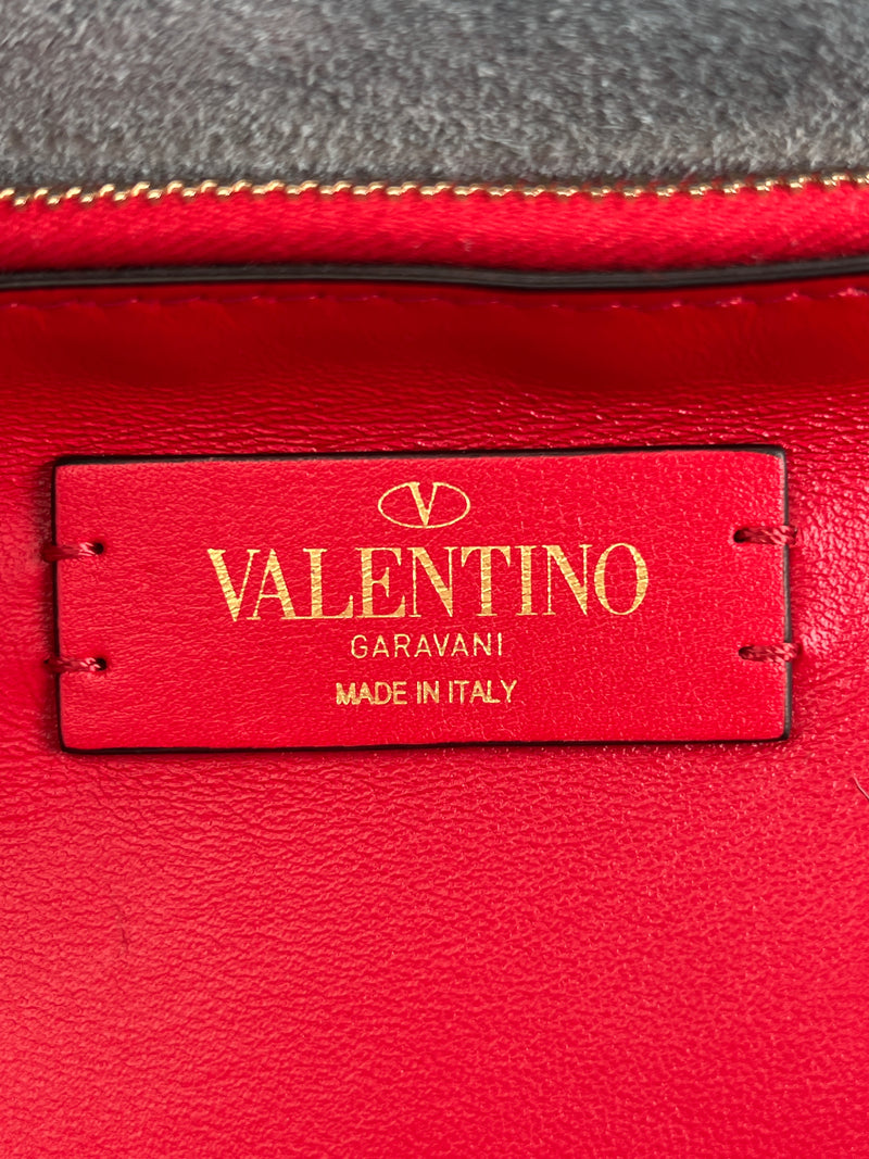 VALENTINO - ROCKSTUD VERTICAL CROSS BODY BAG AMADEUS BLUE
