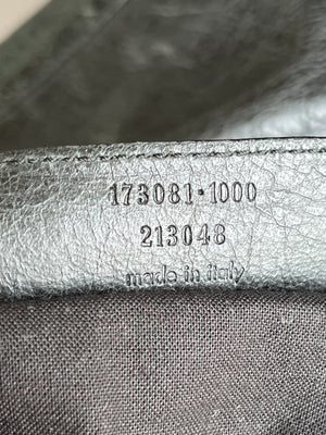 BALENCIAGA - DAY HOBO MOTORCYCLE BAG BLACK