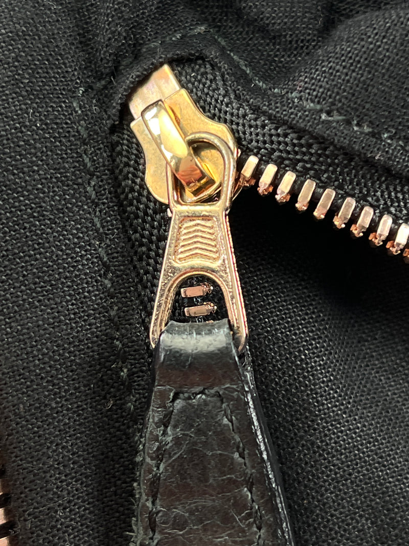 BALENCIAGA - DAY HOBO MOTORCYCLE BAG BLACK