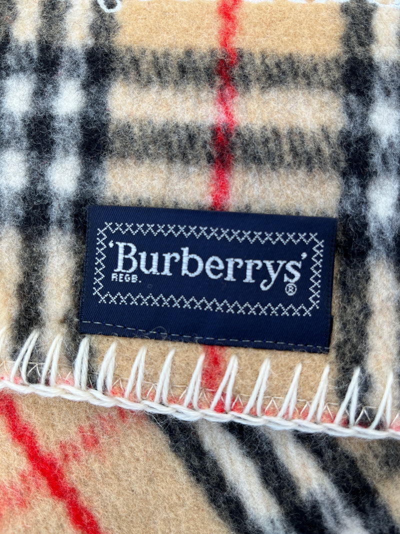 BURBERRY - 100% LAMBSWOOL NOVACHECK BLANKET - NEW - 140 x 100 CM